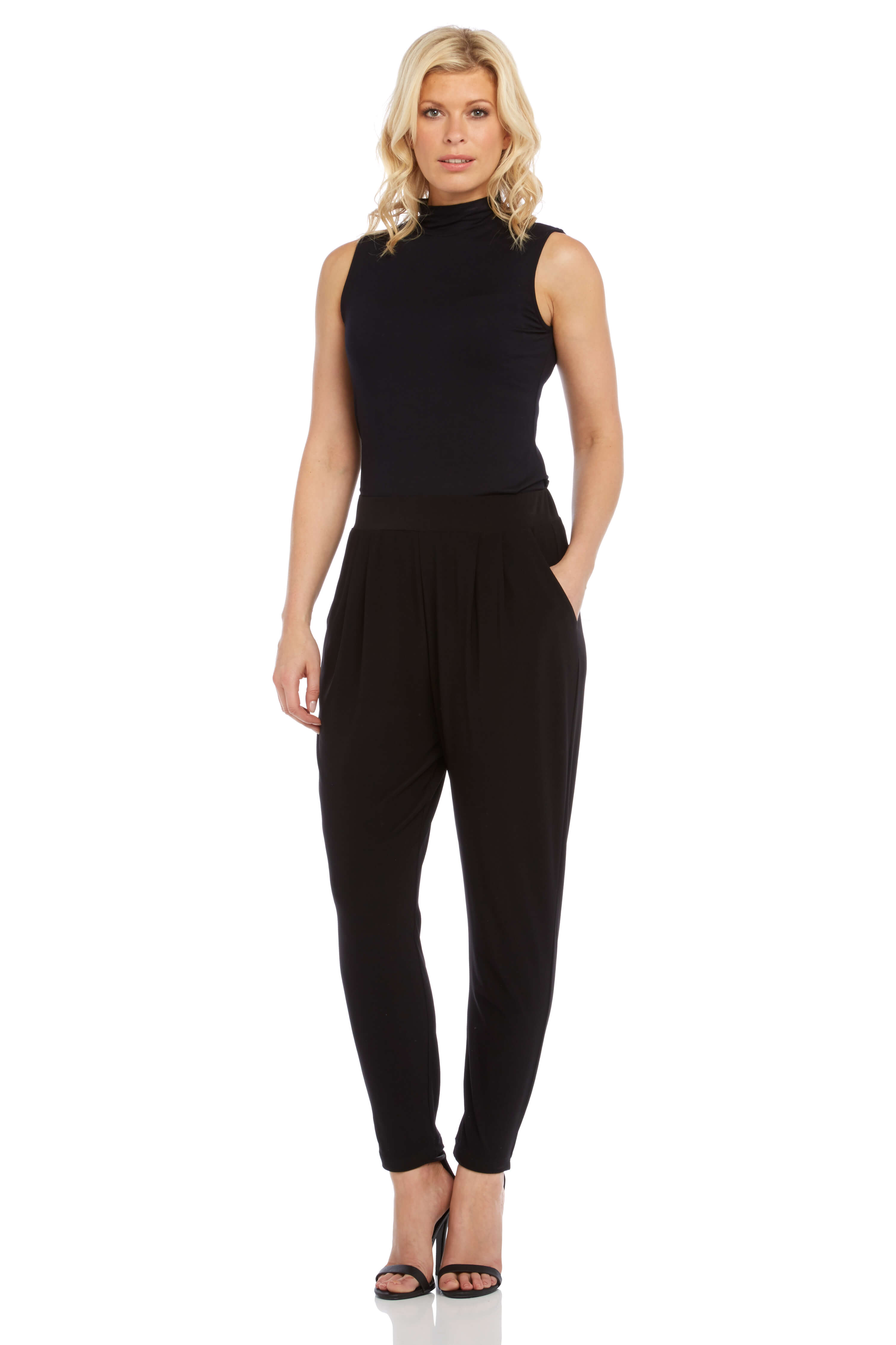 Plain Harem Trouser in Black Roman Originals UK