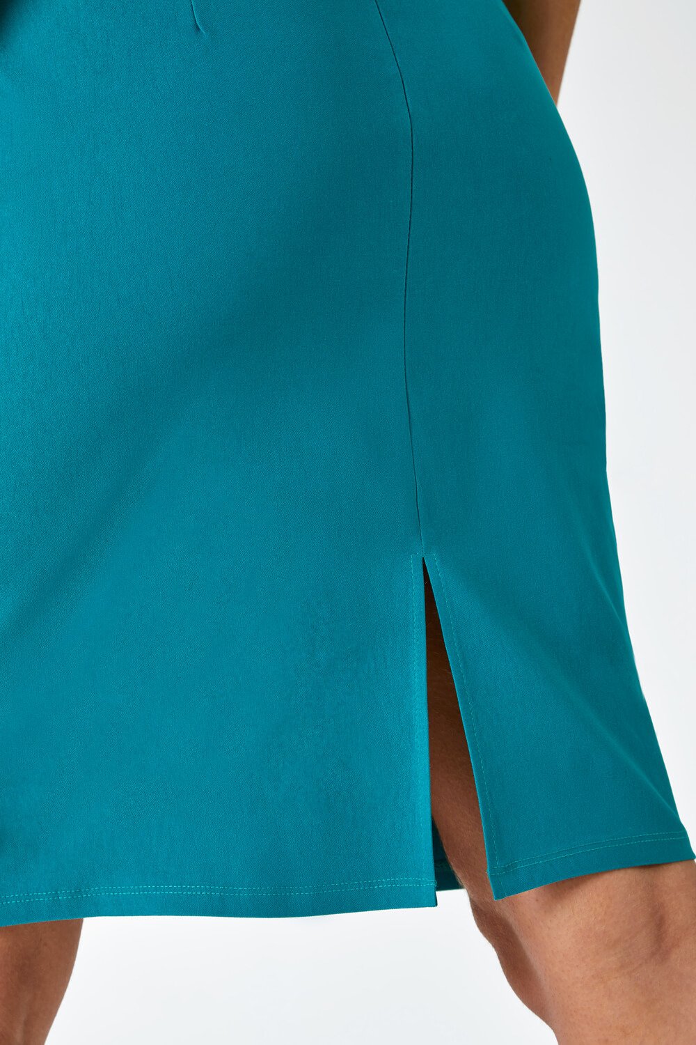 Jade Pull On Stretch Pencil Skirt, Image 5 of 5