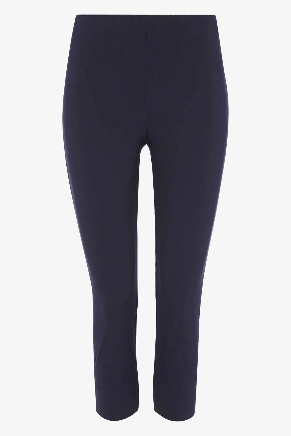 Navy  Cropped Stretch Trouser, Image 5 of 5
