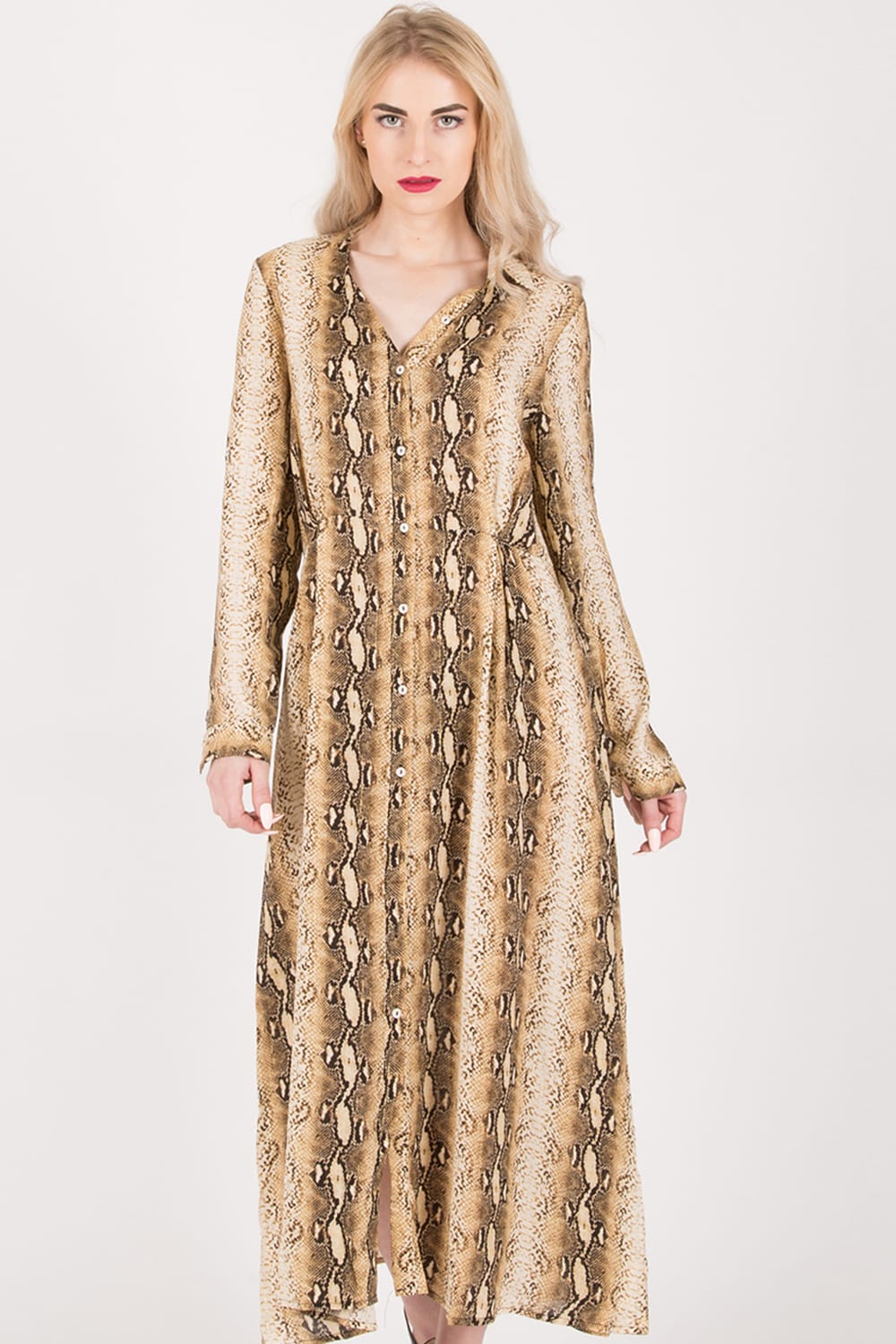 snake skin maxi