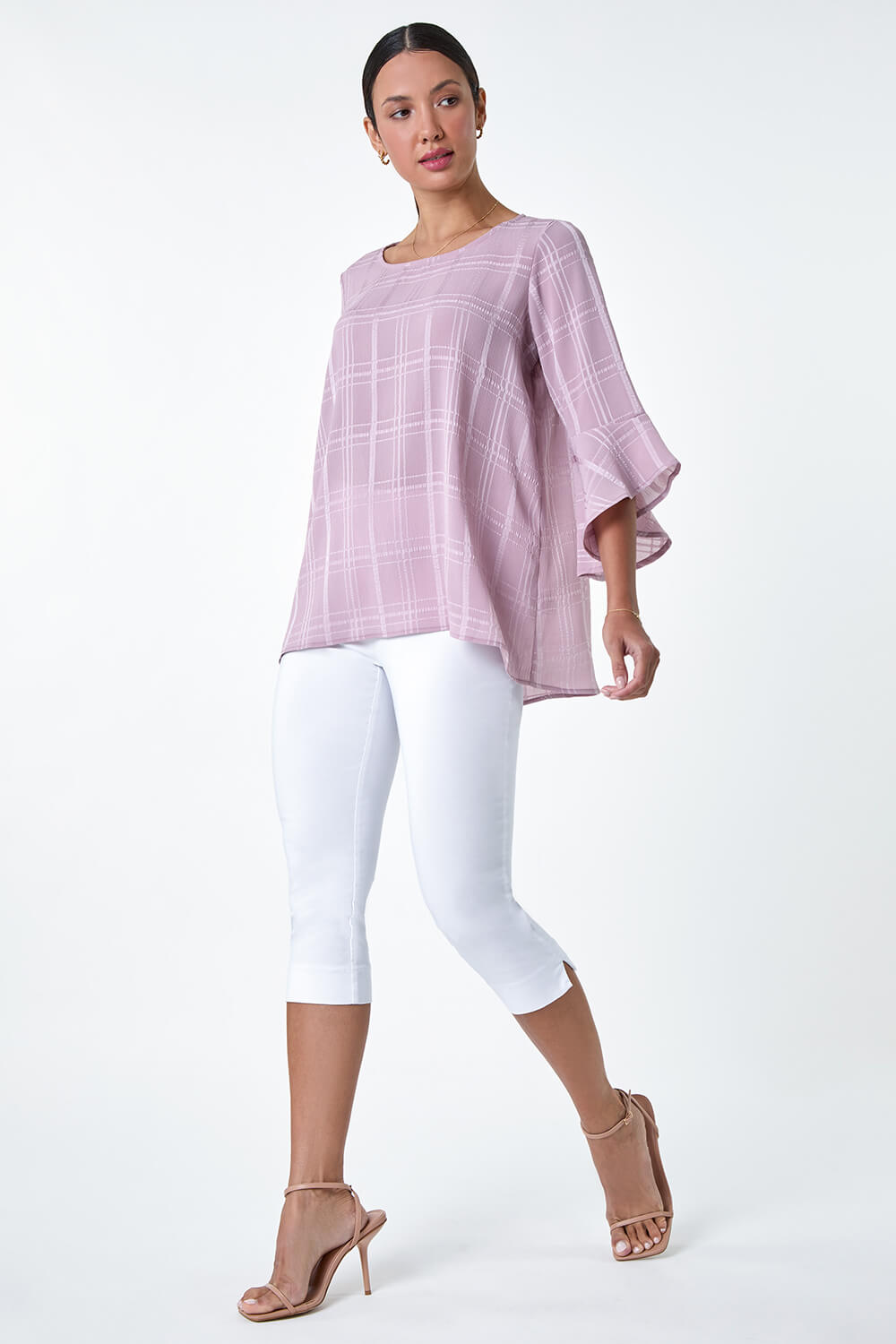 FRILL SLEEVE TOP 12-14 LETTERS FROM THE PINK ROOM