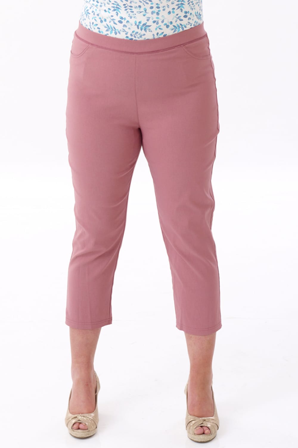 roman bengaline cropped trousers