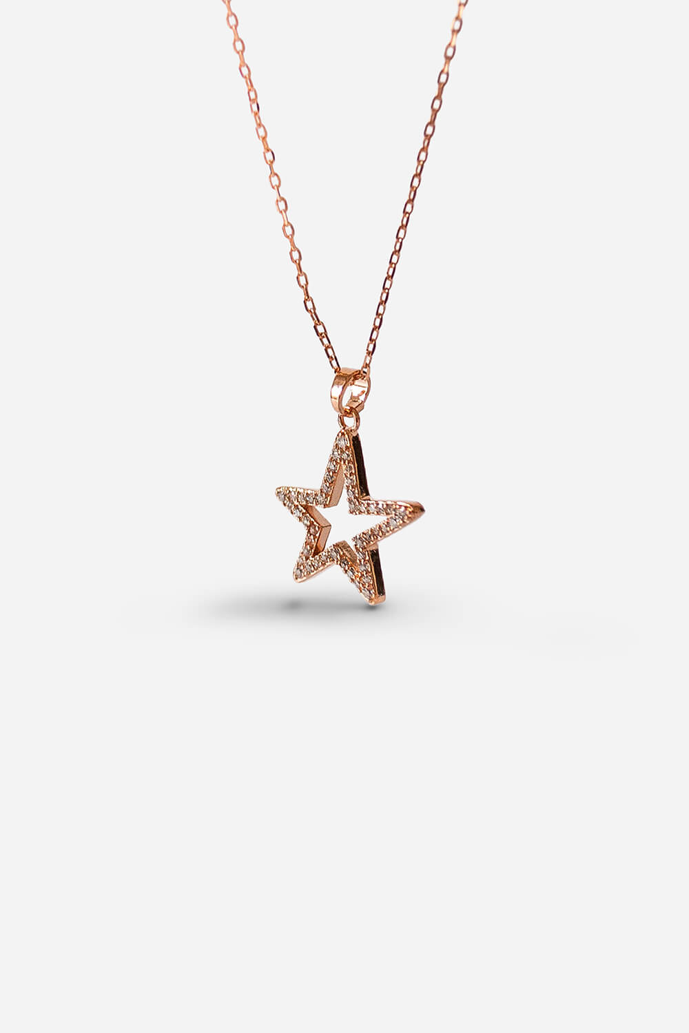 Cubuic Zirconia Star Necklace