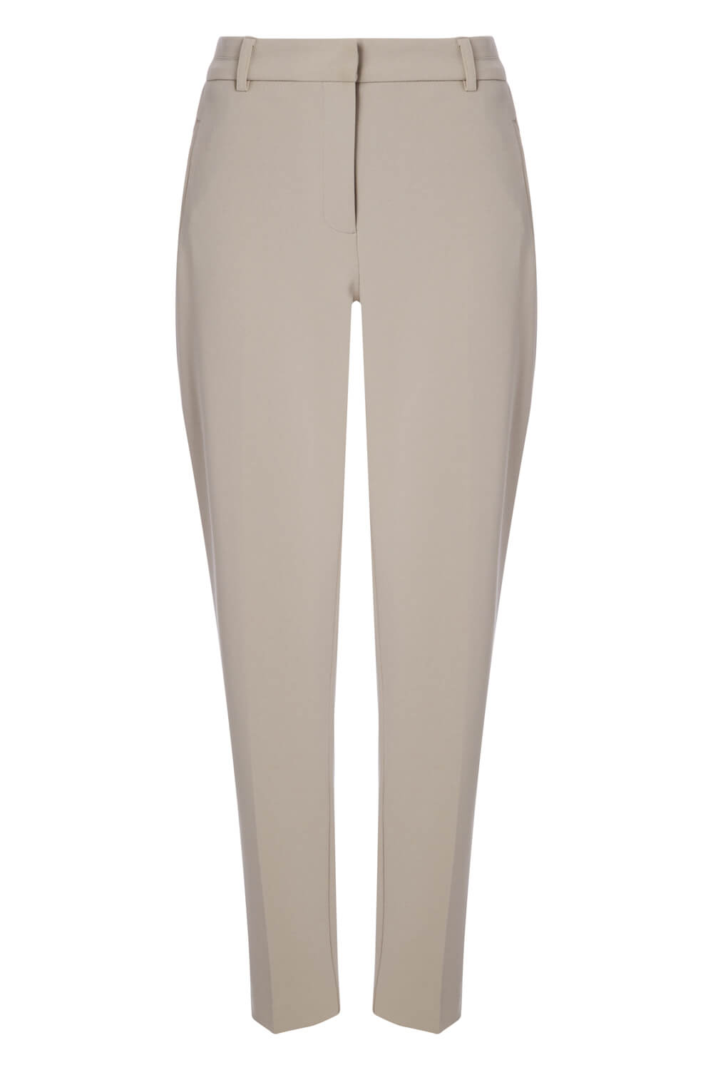 Taupe Tailored Pleated Trouser, Image 5 of 5