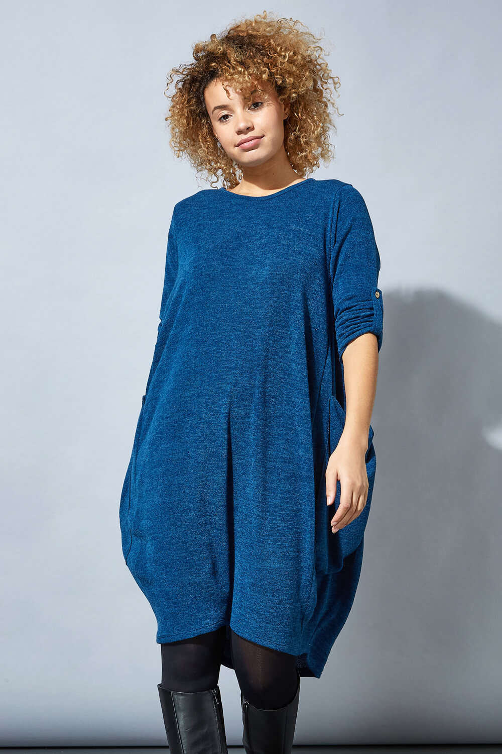 Jersey Slouch Cocoon Dress