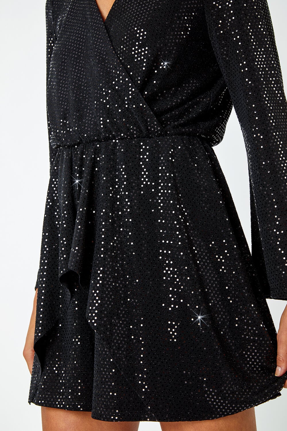 Sequin Playsuit - White