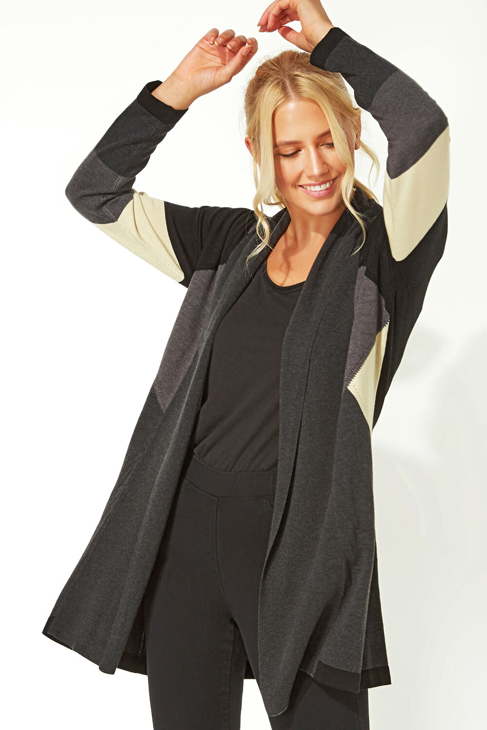 colour block cardigan uk