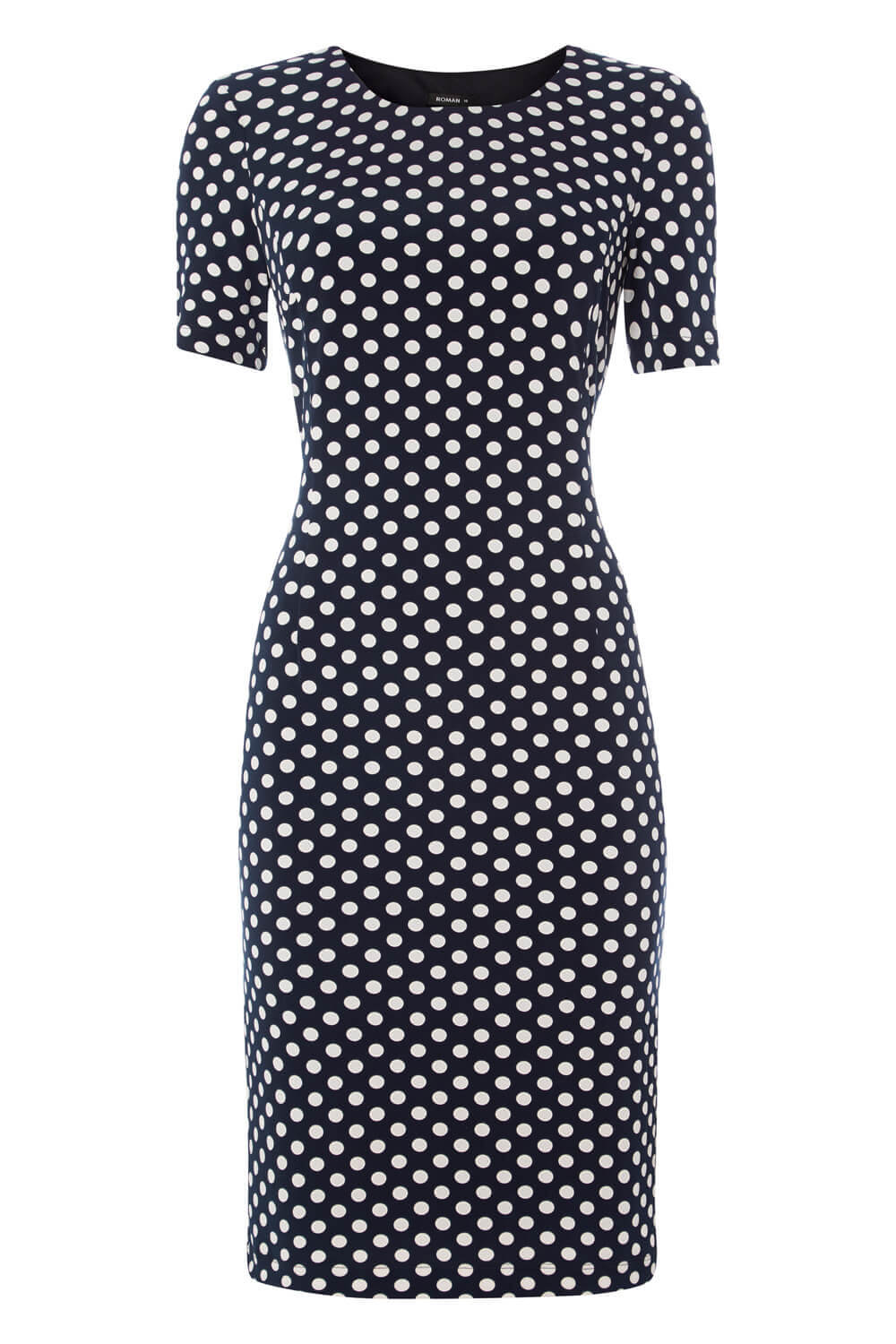  Polka Dot Short Sleeve Dress, Image 5 of 5