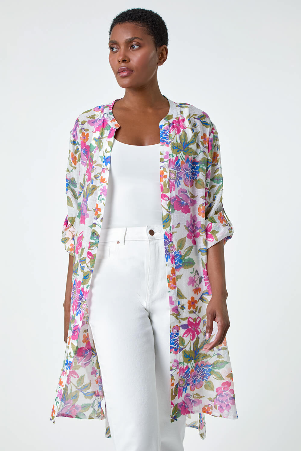 Colorful Lyris Blouse - Pink Multi