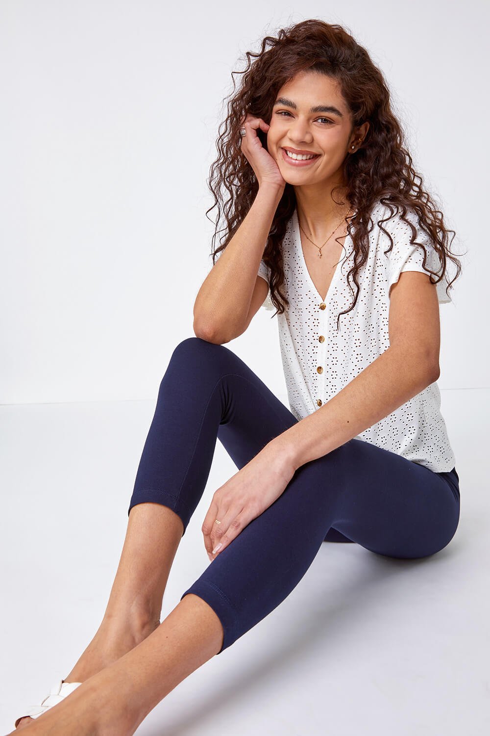 Paisley Textured Leggings - In Every Story