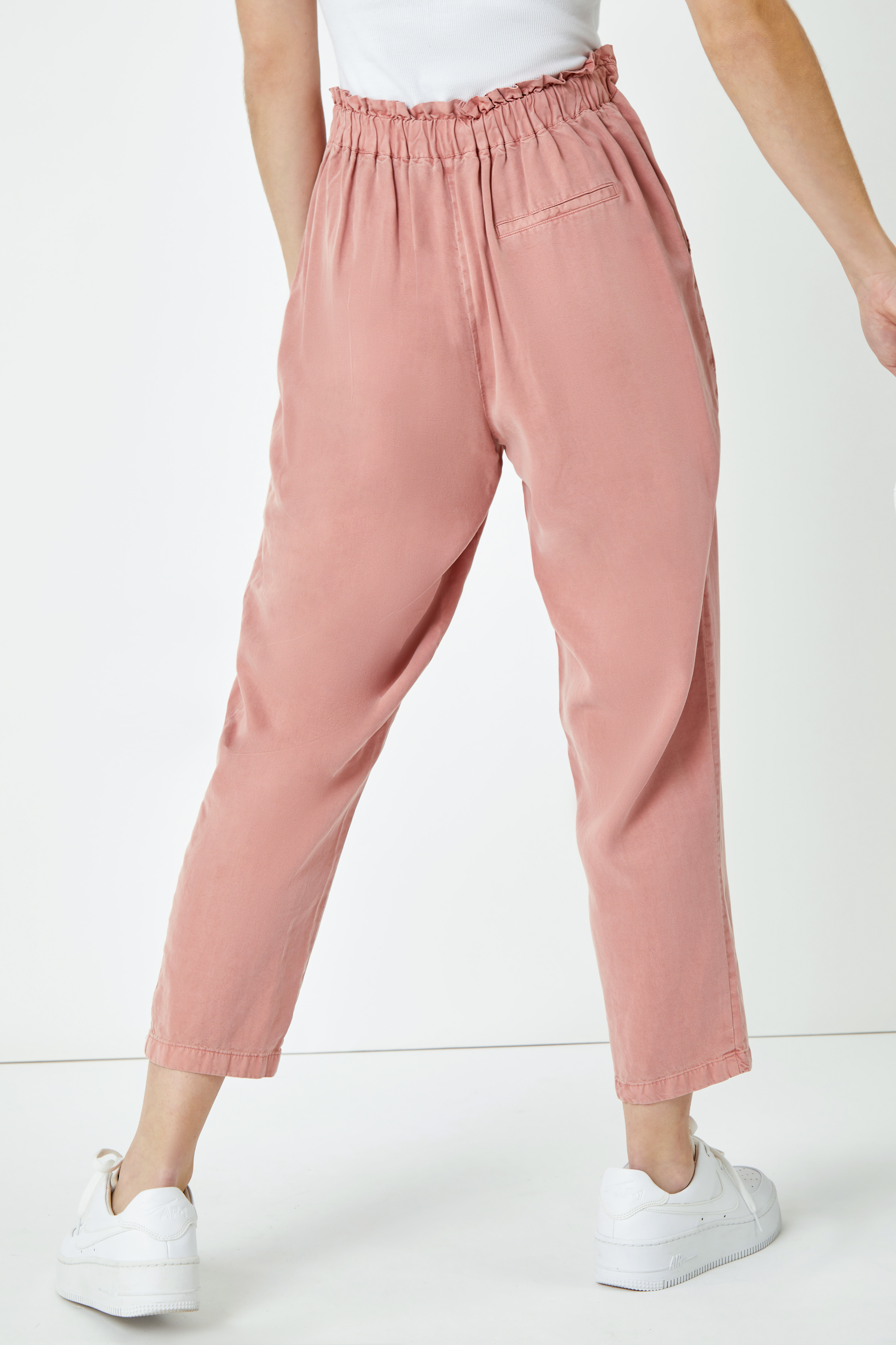 Rose Frill Detail Panel Trousers, Image 4 of 5