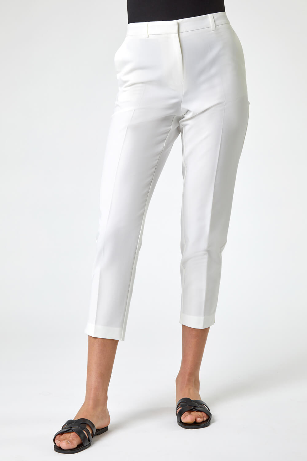 Smart Tapered Stretch Trousers