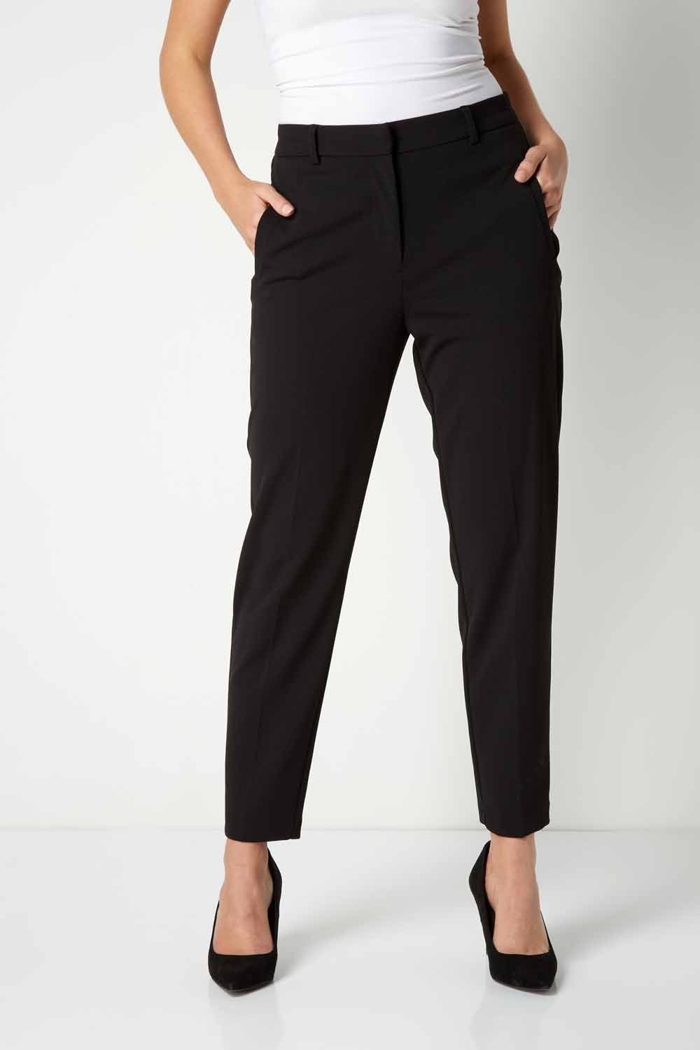 Black Trousers For Women | Black Work Trousers | Roman UK-saigonsouth.com.vn