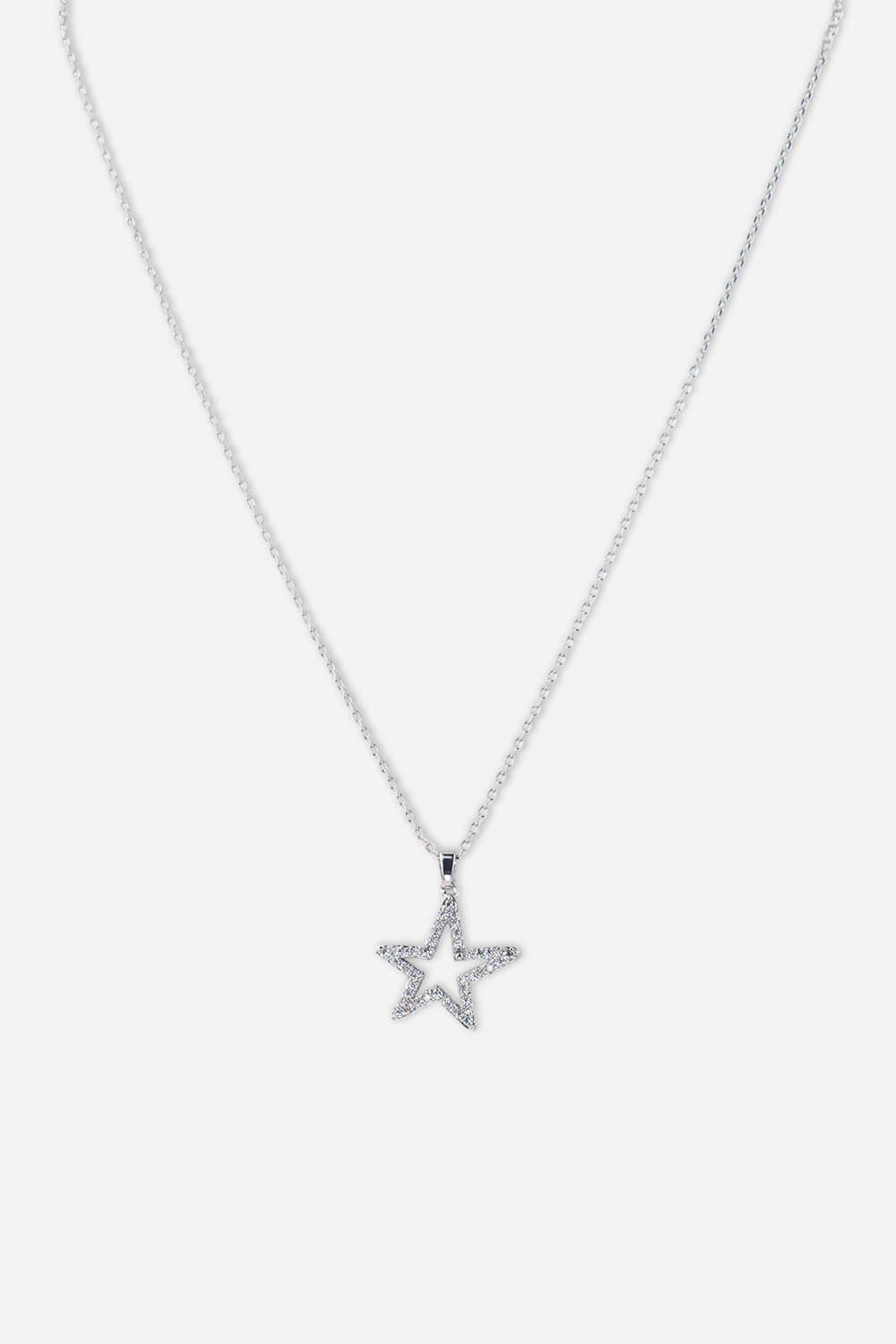 Cubic Zirconia Star Necklace