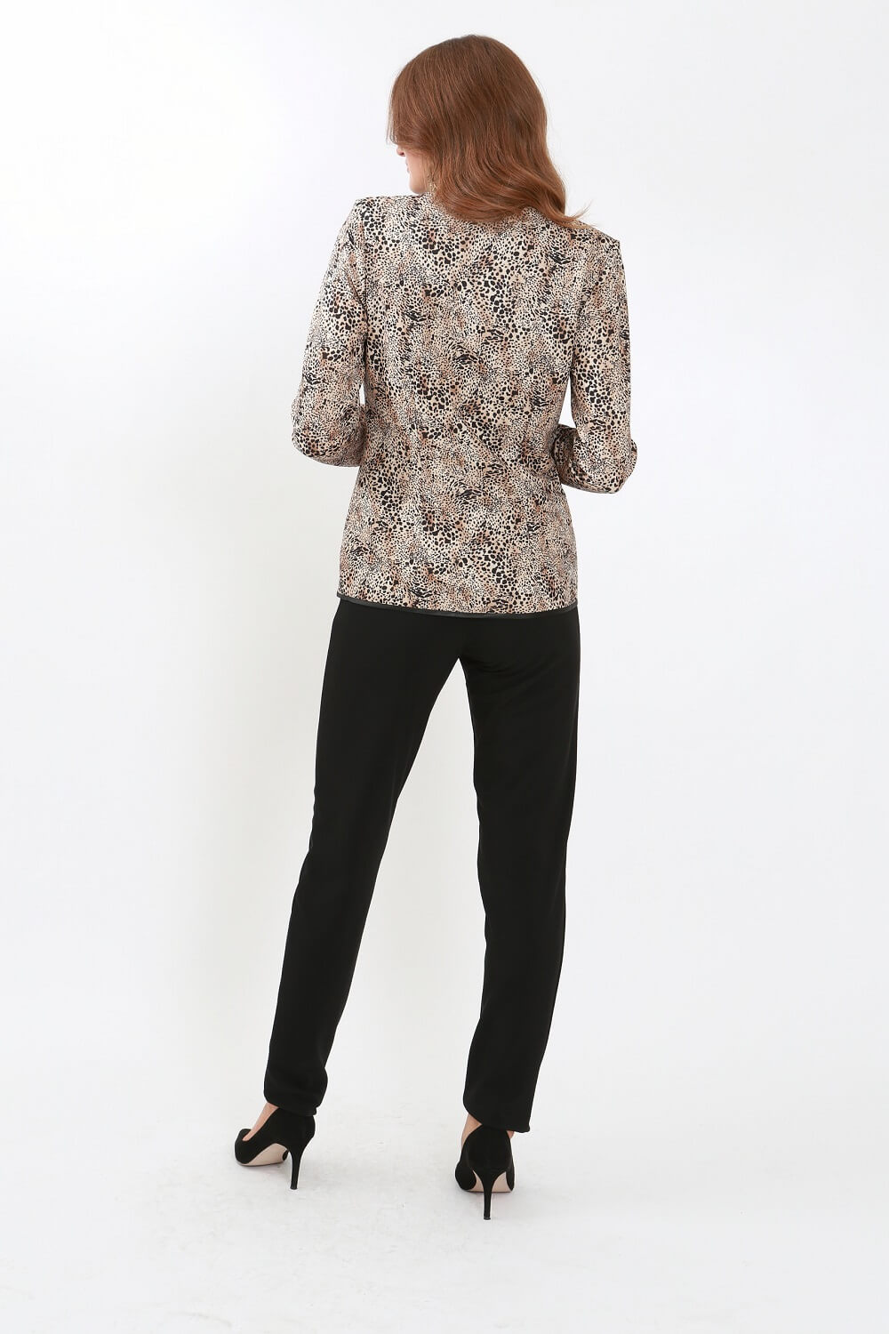 Brown Julianna Leopard Print Jacket, Image 3 of 3