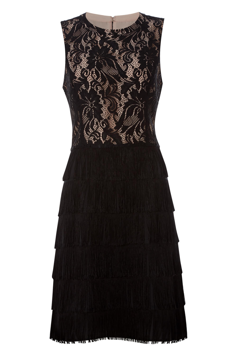 Black Lace Flapper Dress, Image 5 of 5