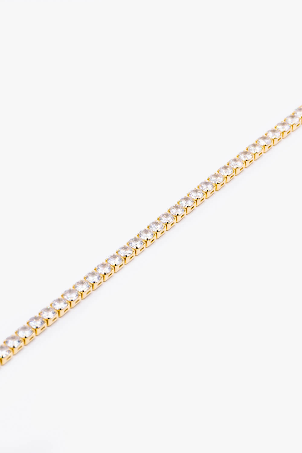 Gold Diamante Tennis Bracelet, Image 3 of 5