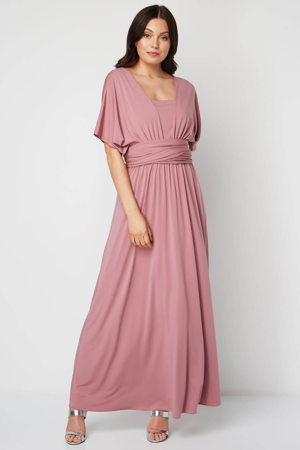 Multiway Maxi Dress in Rose - Roman Originals UK