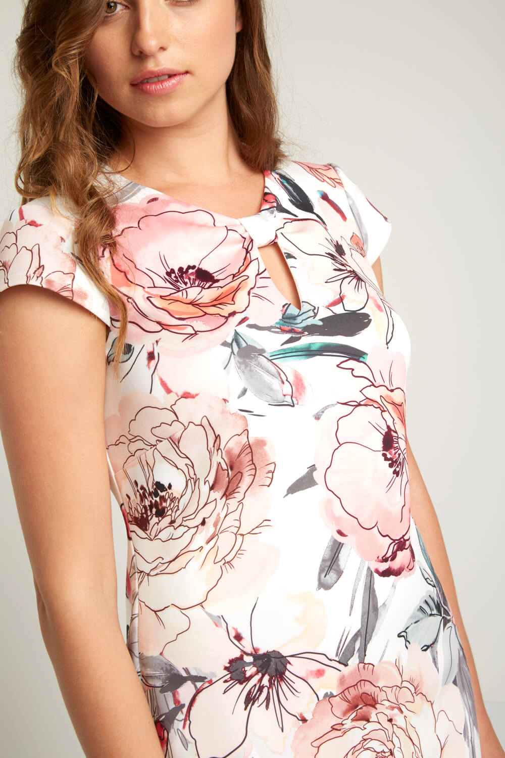Floral Scuba Dress