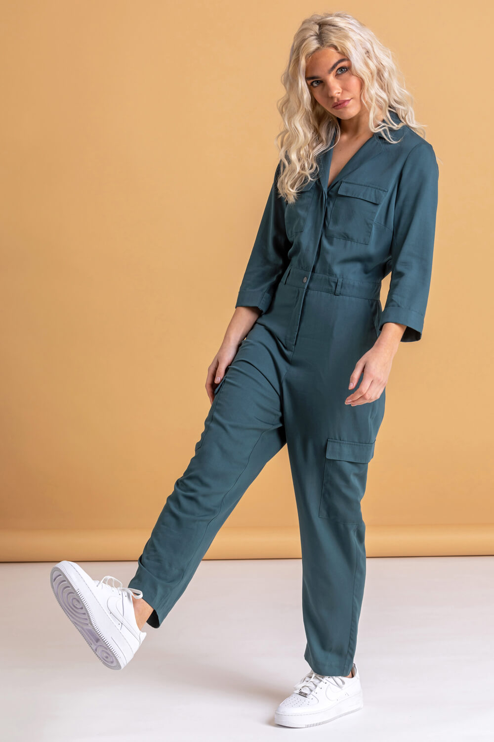 Utility Jumpsuit with Pockets