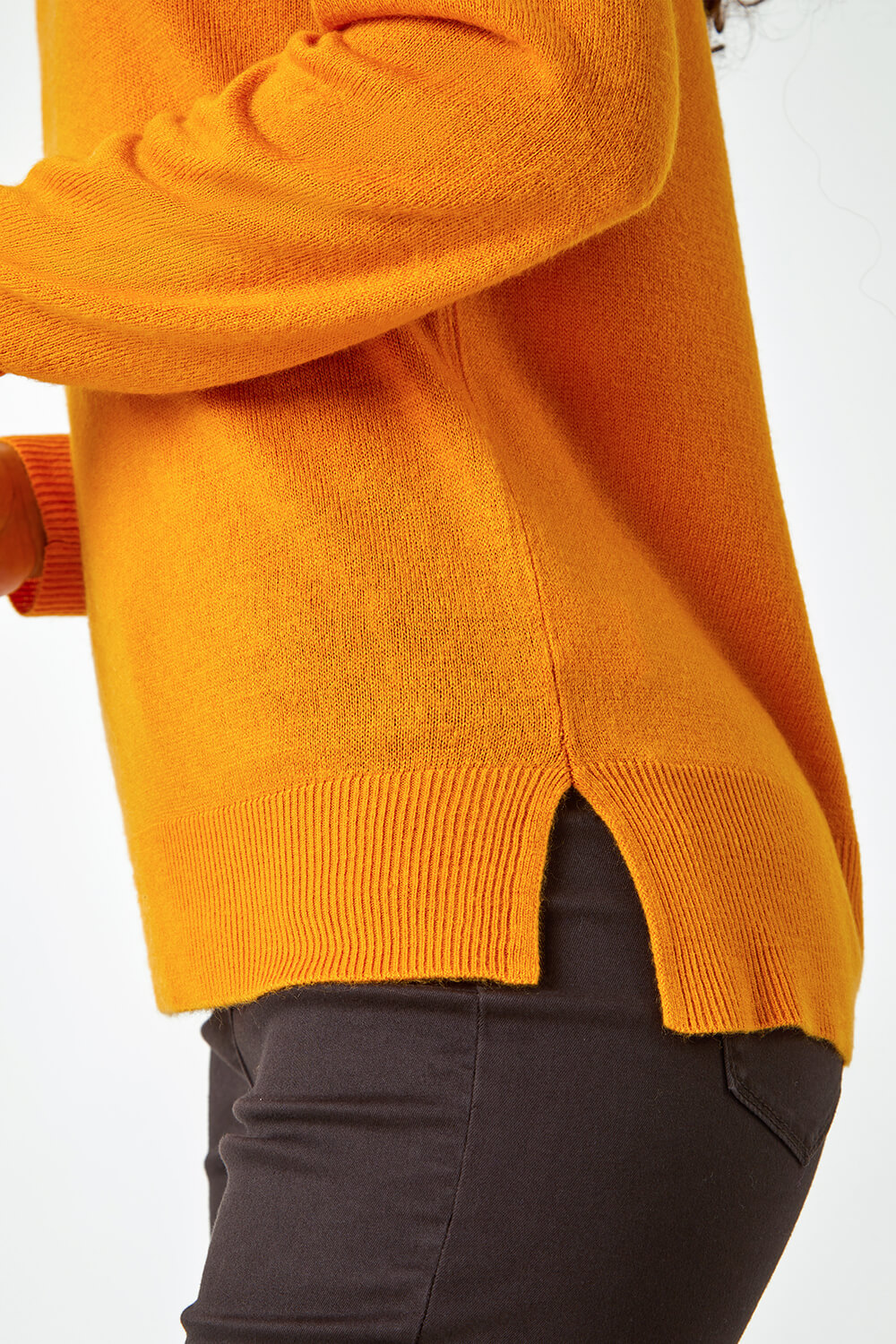 Amber Plain Soft Crew Neck Jumper Roman Uk