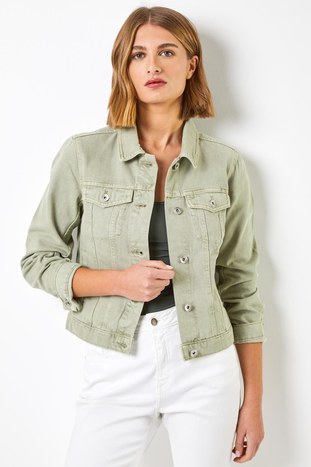 Buy Mint Green Jackets & Coats for Women by KRAUS Online | Ajio.com