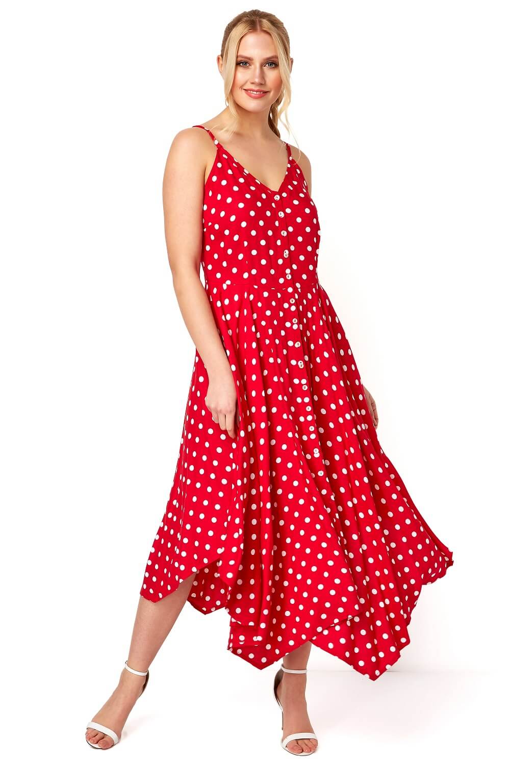 red spotty dress uk