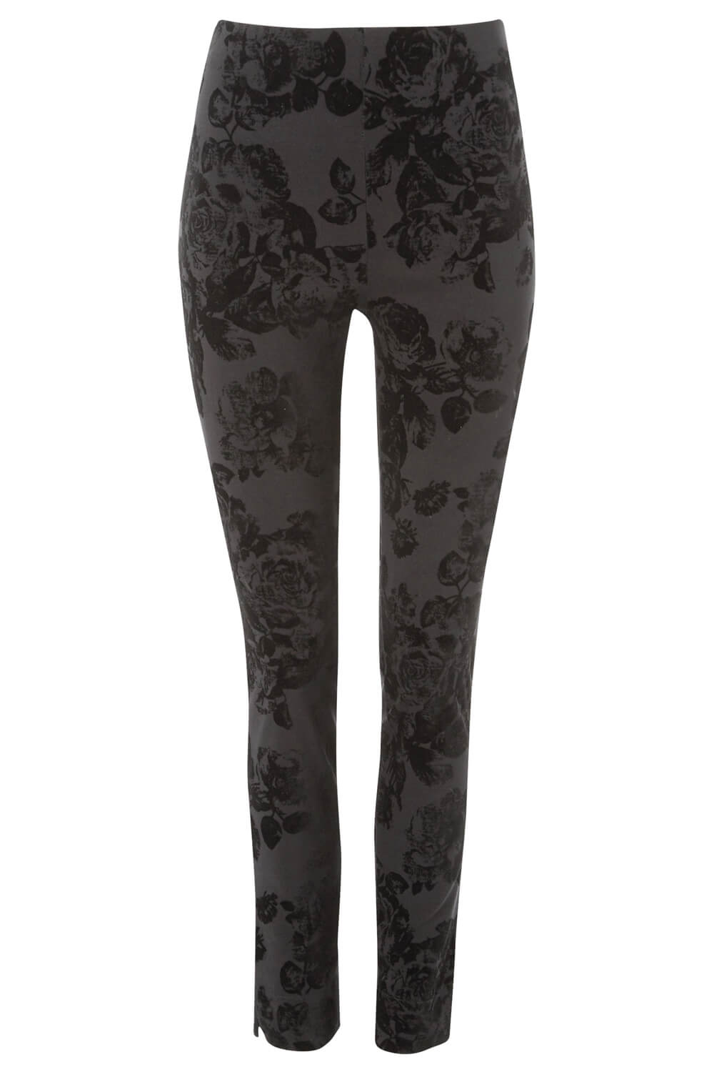 Flocked Full Length Stretch Trousers