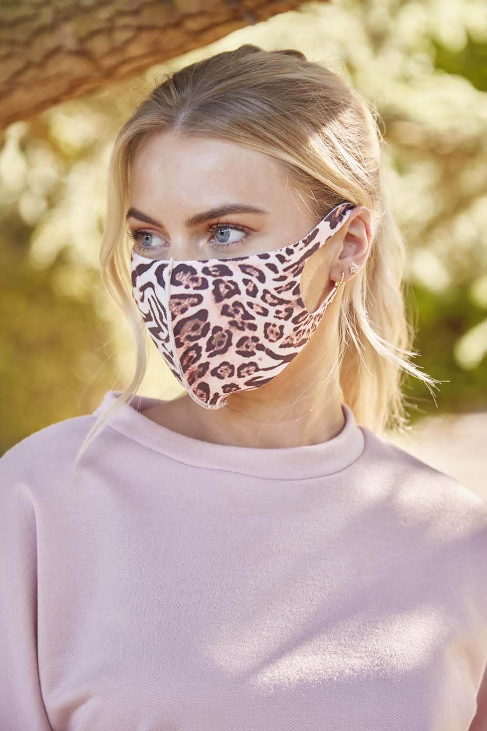 PINK Animal Fast Drying Fashion Face Mask, Image 3 of 4