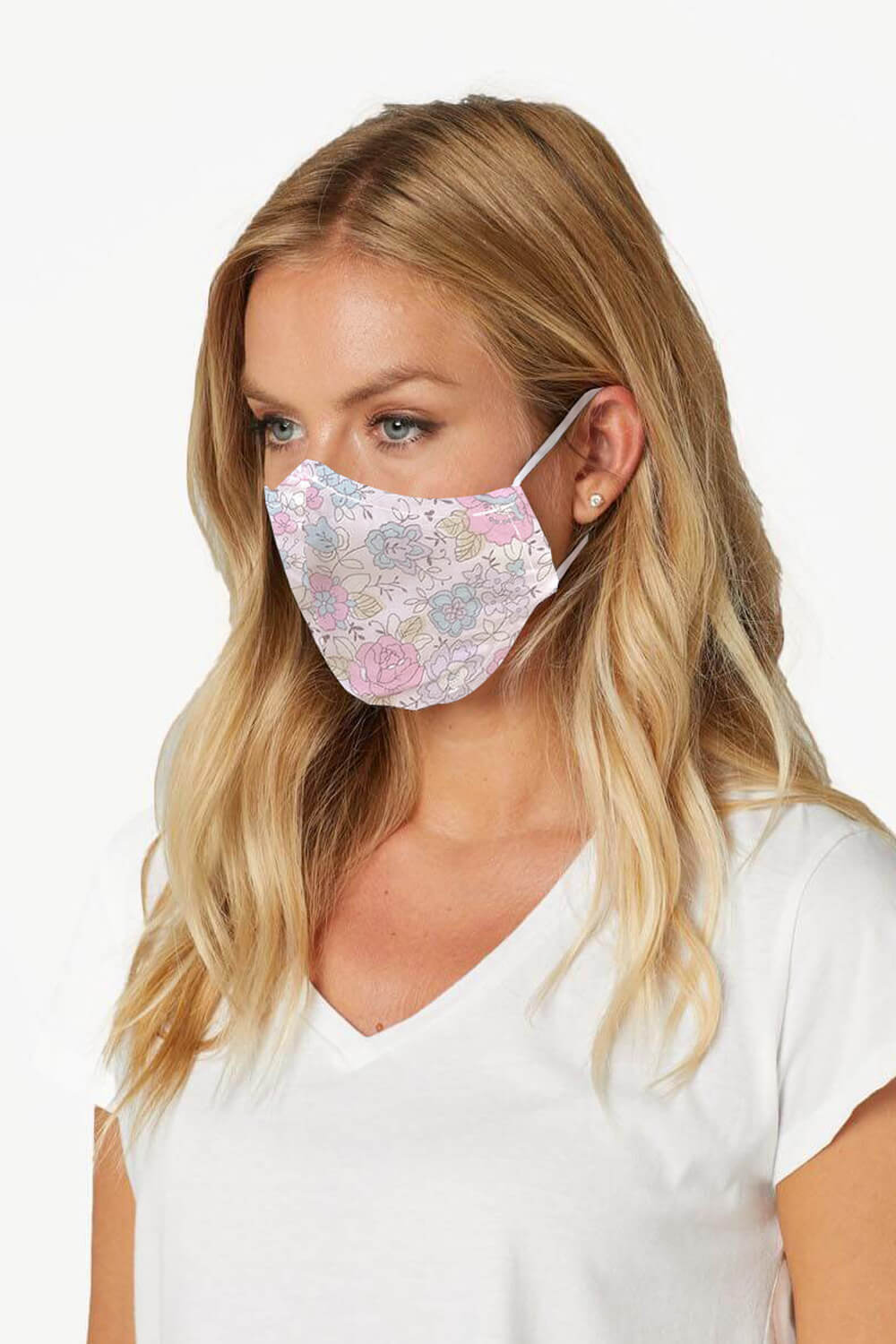 Rose Print Fast Drying Fashion Face Mask