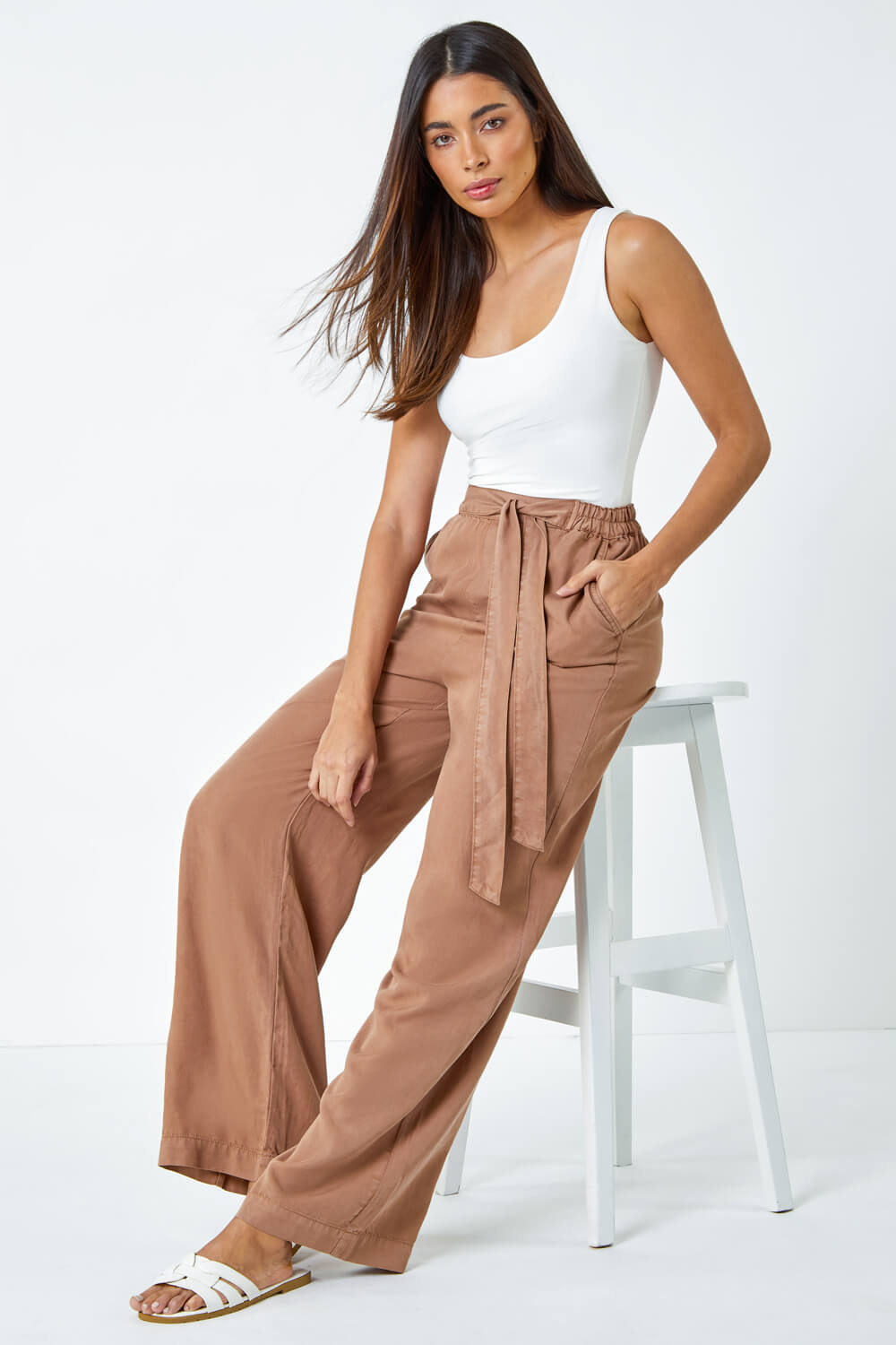 LOUNGE TROUSER WITH TIE WAIST EXOTICA EROTICA