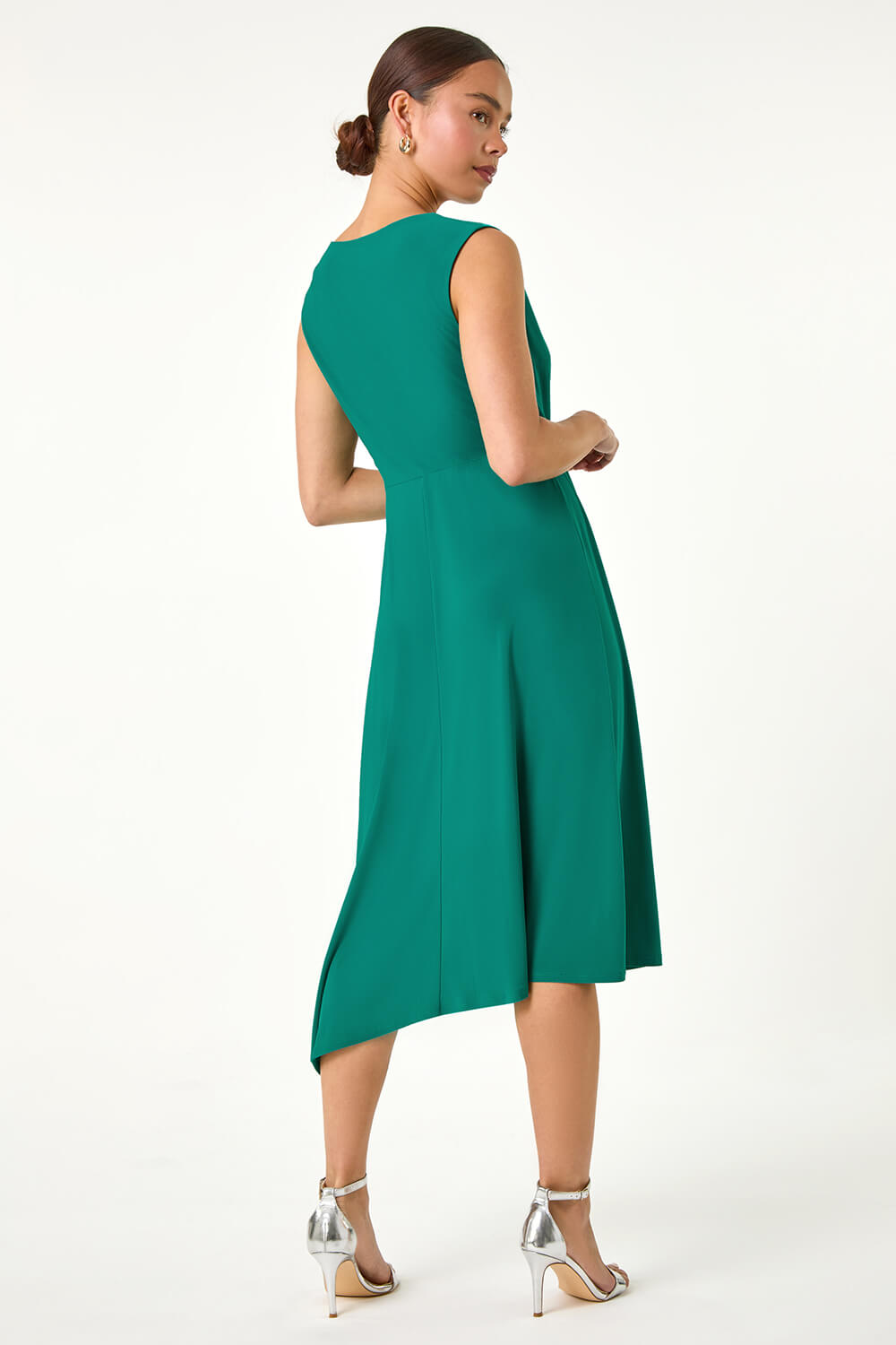 TEARAN STRIPE PLEAT DRESS main image 1