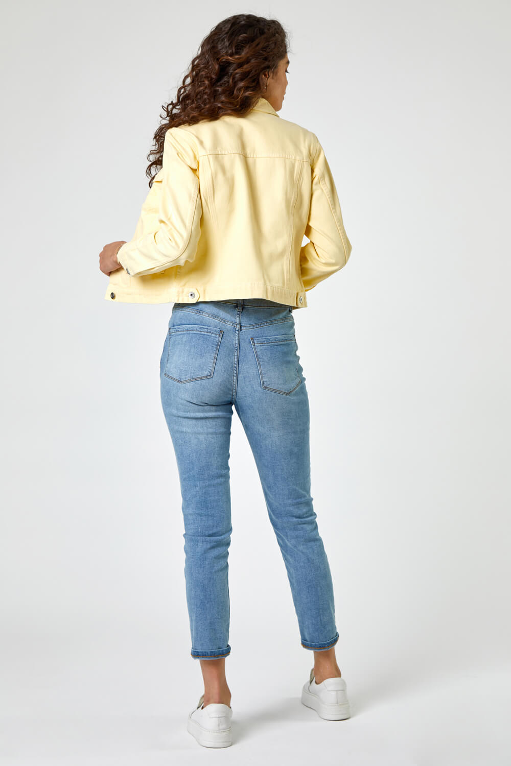 Tommy Jeans WORKER - Denim jacket - lemon zest/yellow - Zalando.de