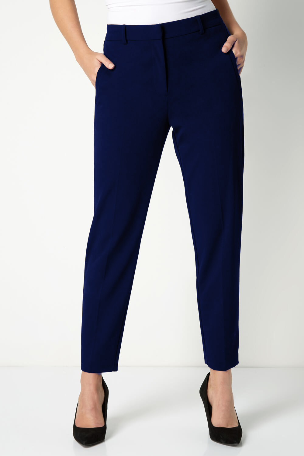 Navy Blue Trousers Shop Online