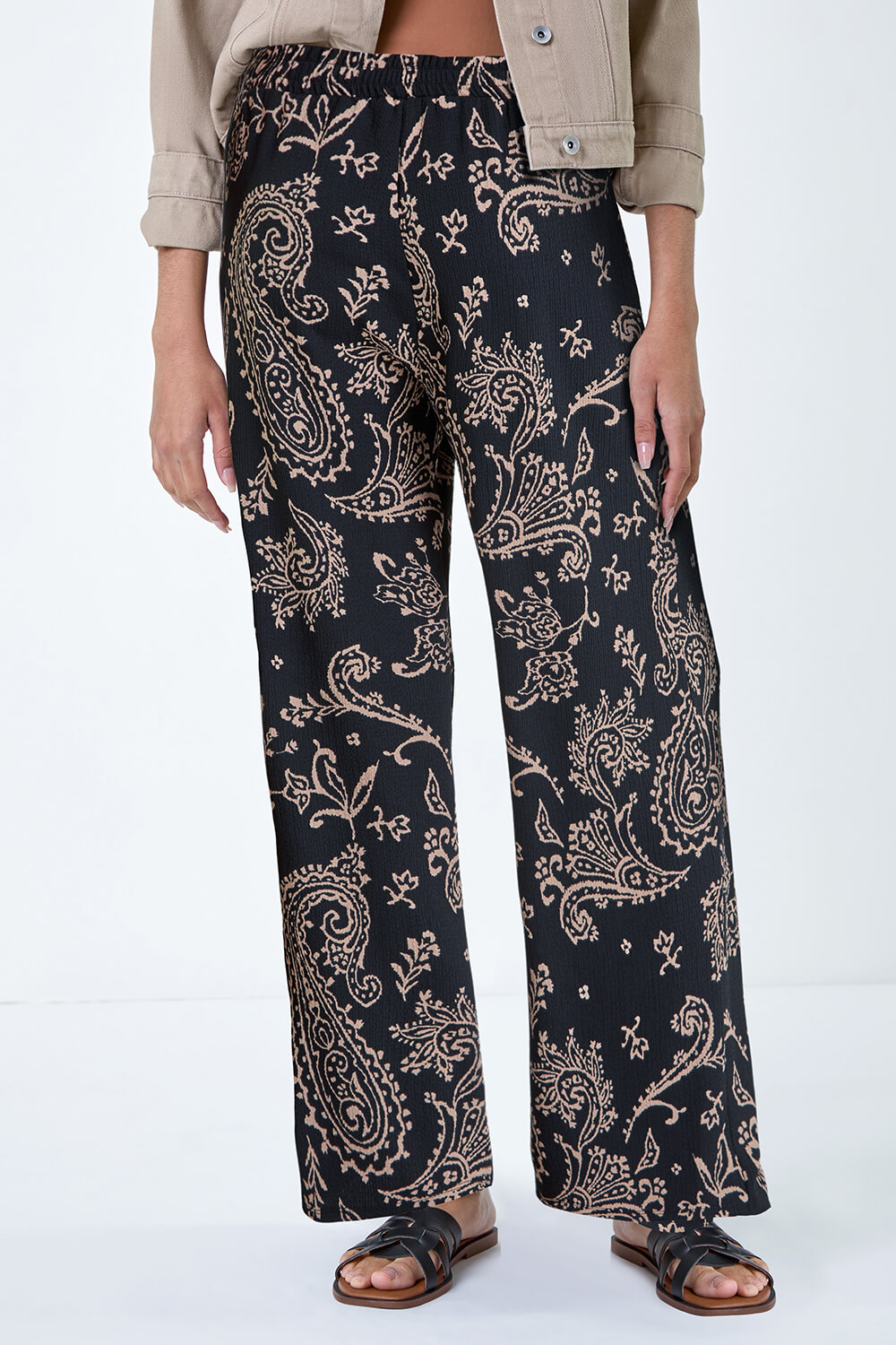 POLY JERSEY TOOGLE PANTS / BLK