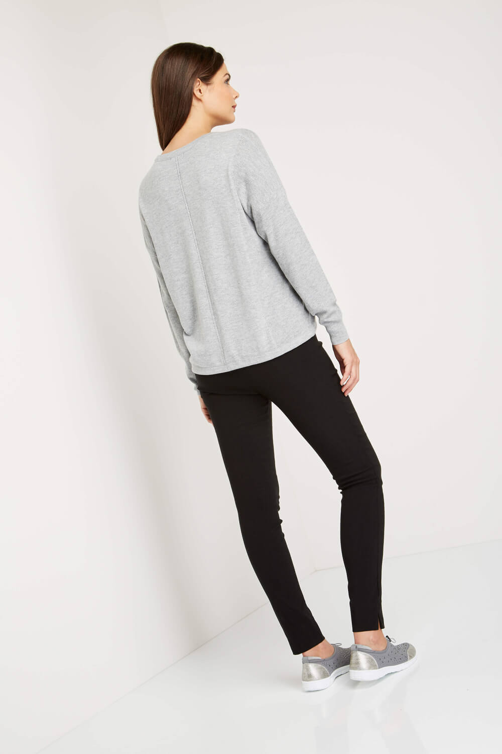 Tie Detail Jumper in Grey Roman Originals UK