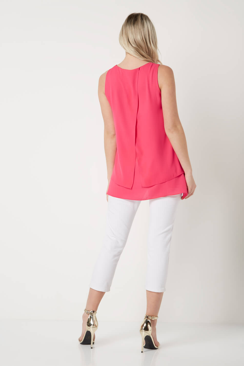 PINK Double Layer Top, Image 2 of 3