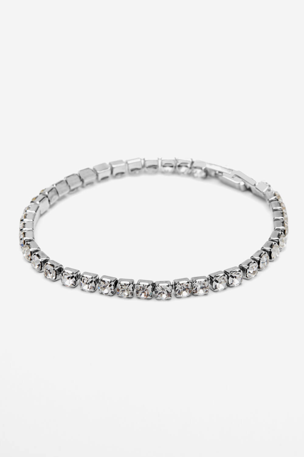 Set of 3 Diamante Bracelets in SILVER - Roman Originals UK
