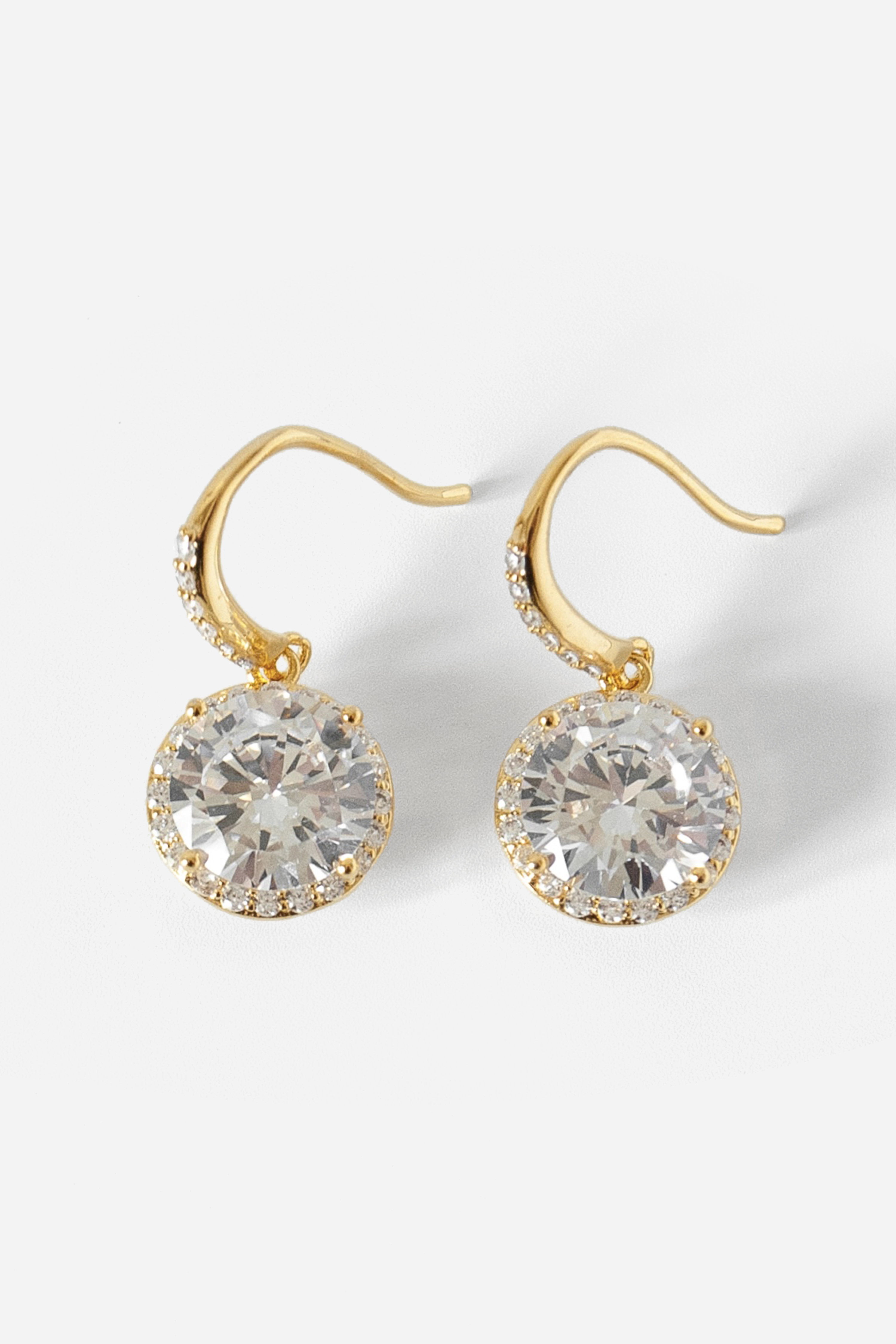 Diamante Drop Earrings