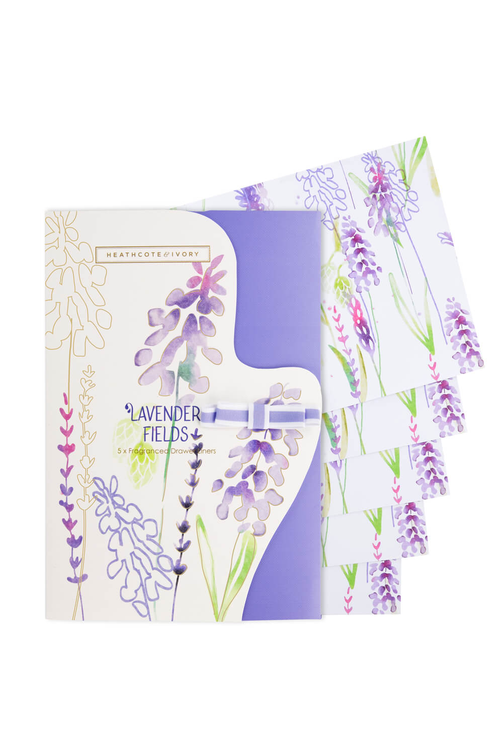 Lavender Heathcote & Ivory - Lavender Fields Fragranced Drawer Liners, Image 2 of 2