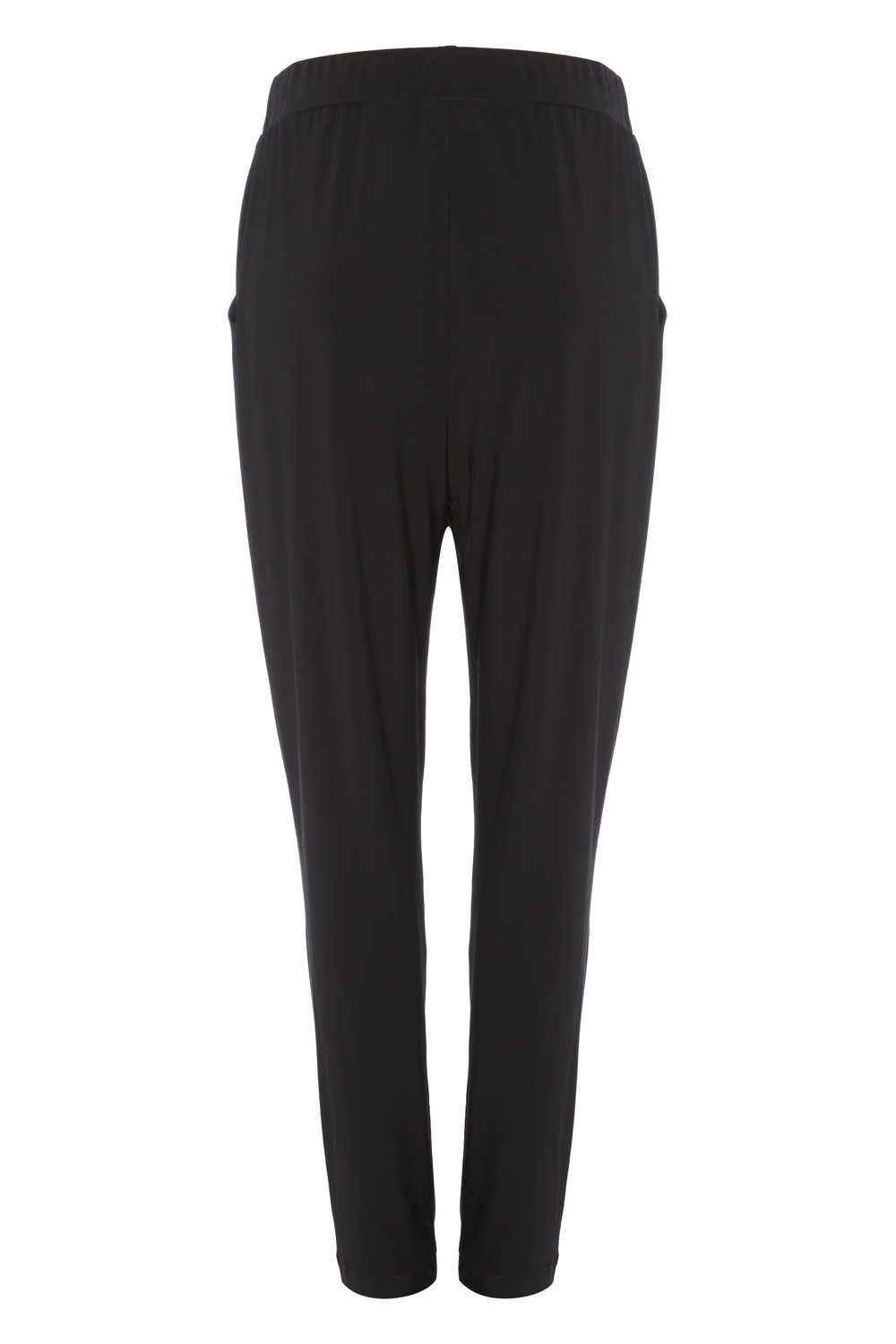 Black Jersey Harem Trousers, Image 4 of 5