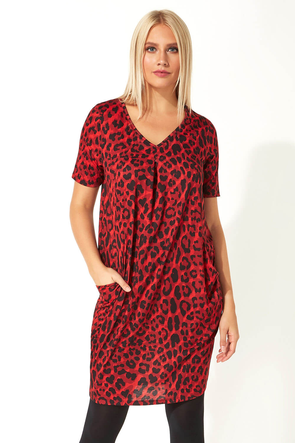 red leopard print dress uk