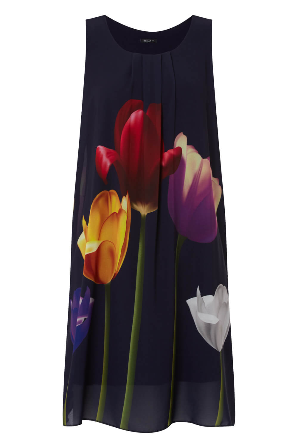  Tulip Print Swing Dress, Image 4 of 4
