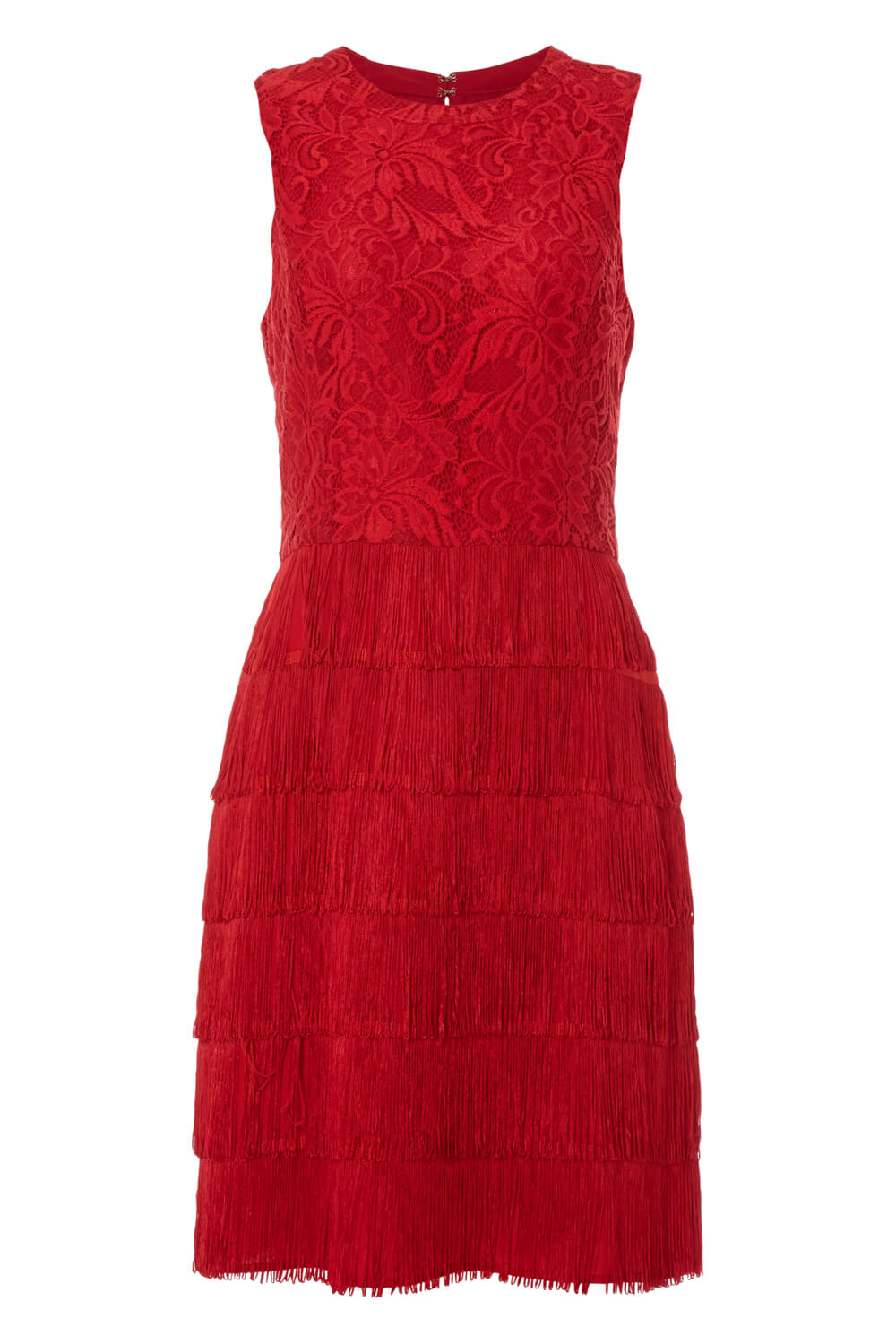 Red Lace Flapper Dress, Image 5 of 5