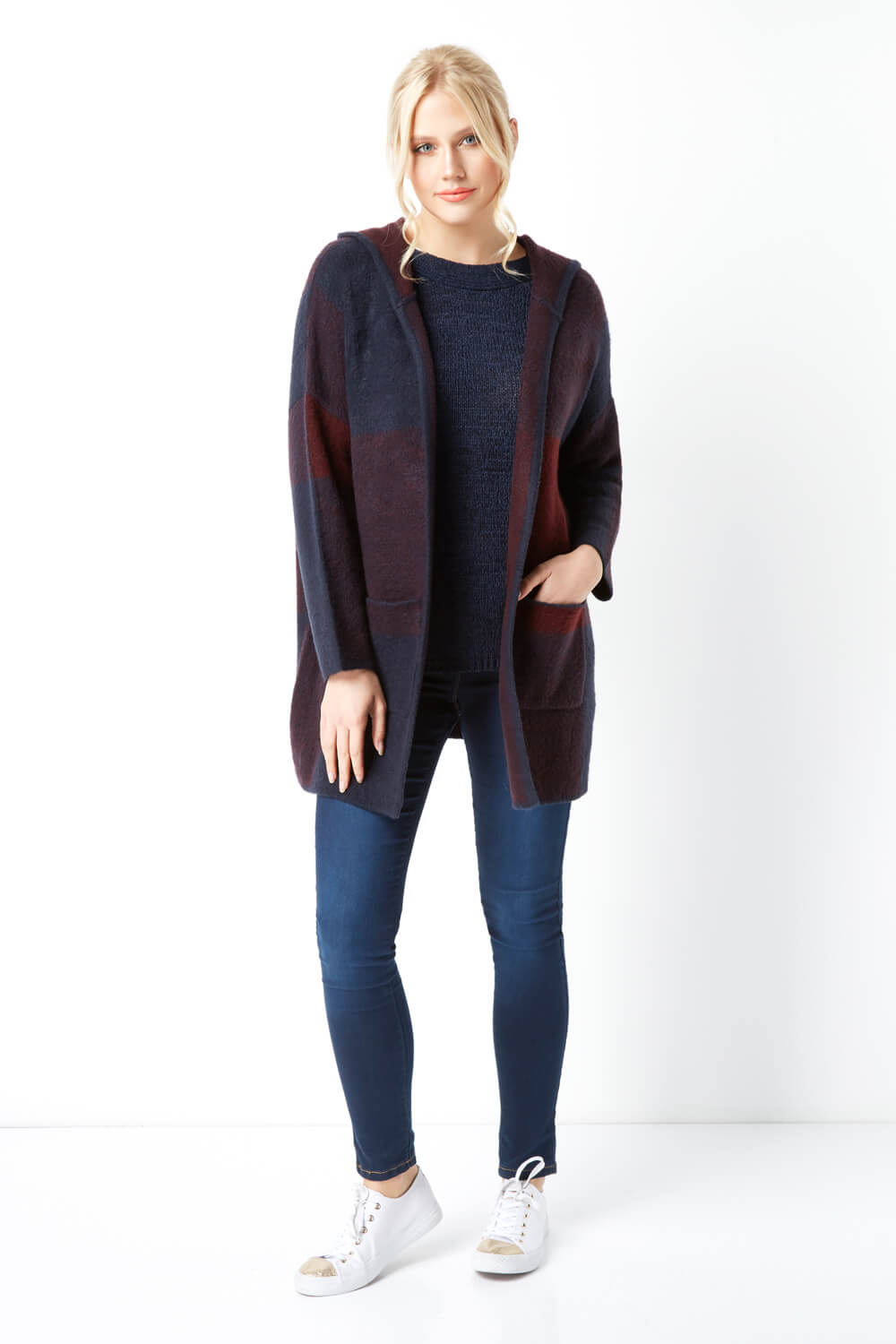 hooded coatigan women's