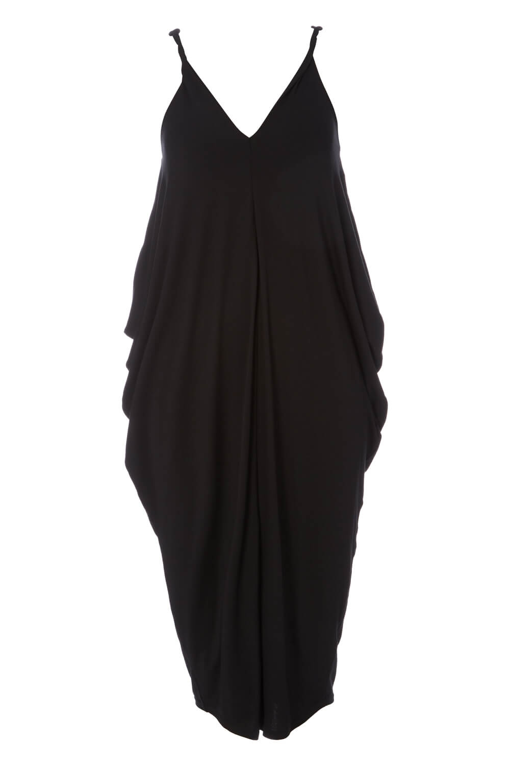 Black Jersey Slouch Dress, Image 4 of 4