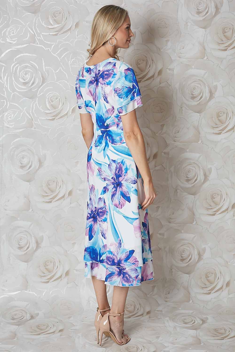  Julianna Tropical Print Dress, Image 2 of 3