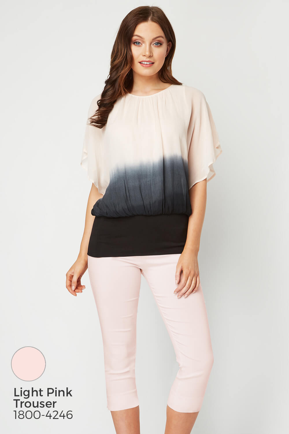 PINK Ombre Batwing Top, Image 7 of 8