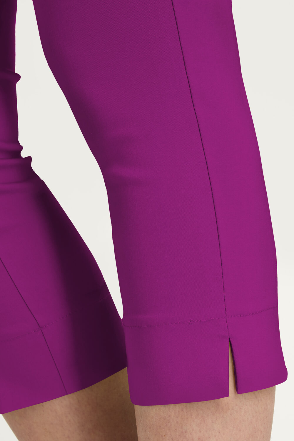 MAGENTA Cropped Stretch Trouser, Image 3 of 6