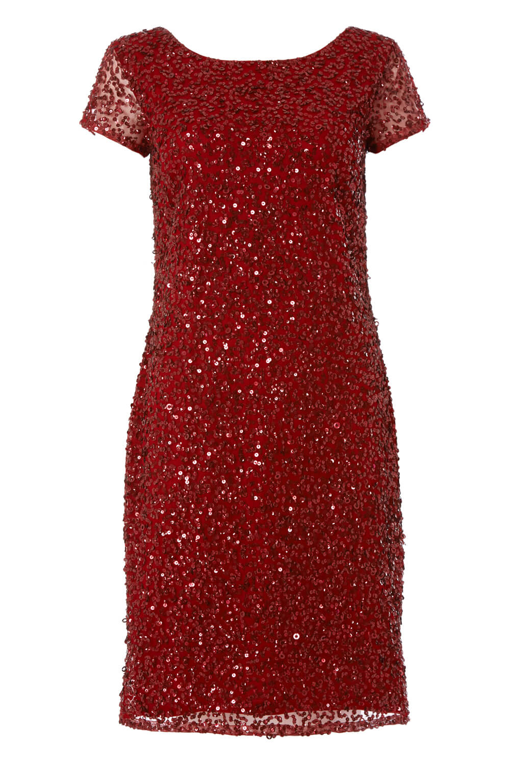 Red All Over Sequin Dress, Image 5 of 5